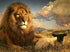 Lion & Lamb Sitting Together